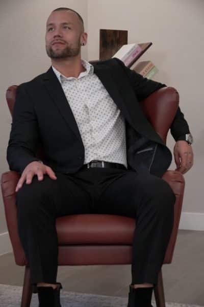 An image in London's male escort portfolio
