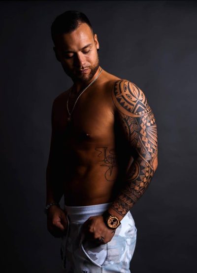 An image in London's male escort portfolio