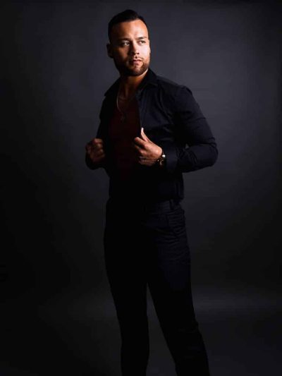An image in London's male escort portfolio