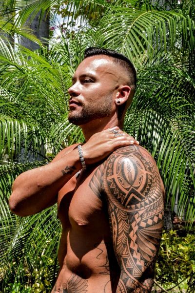 An image in London's male escort portfolio