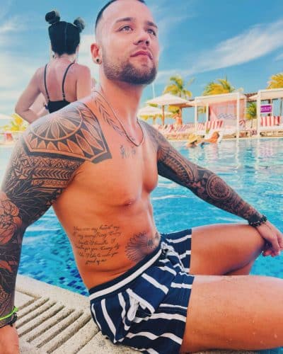 An image in London's male escort portfolio