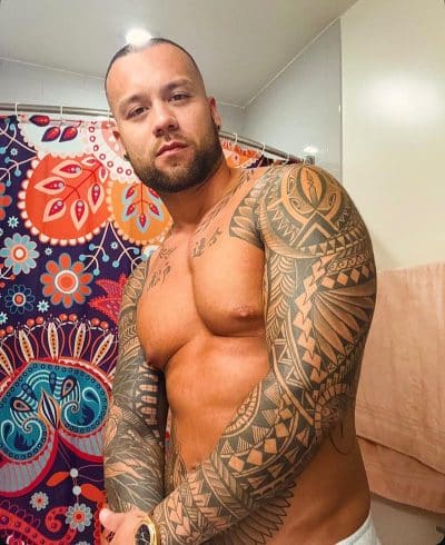 An image in London's male escort portfolio