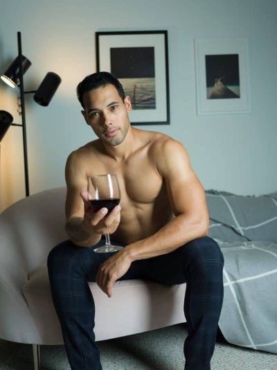 An image in Alexandro's male escort portfolio