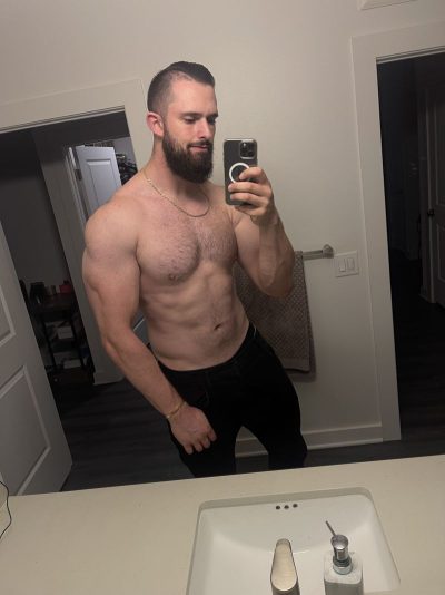 An image in Brandon's male escort portfolio