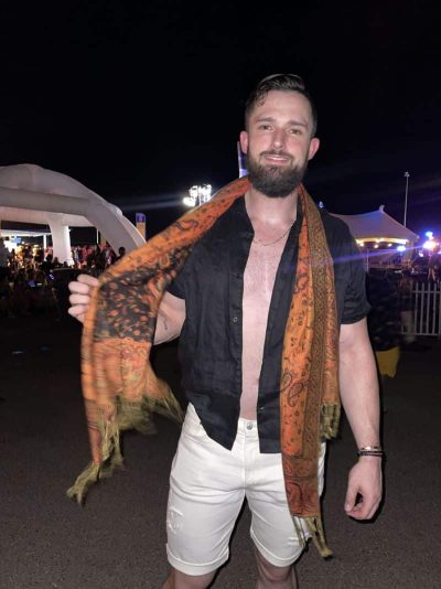 An image in Brandon's male escort portfolio