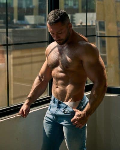 An image in Andy's male escort portfolio