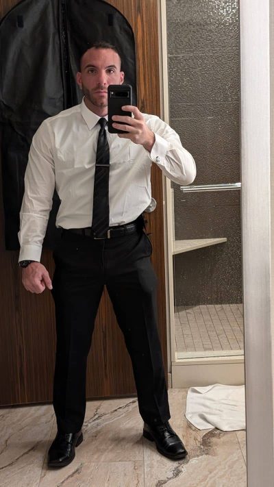 An image in Anthony's male escort portfolio