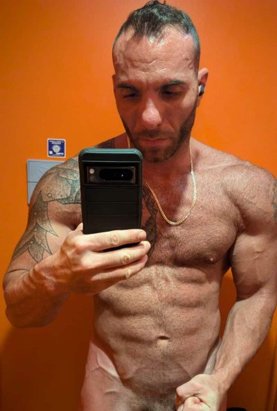 An image in Anthony's male escort portfolio