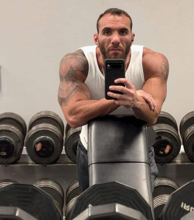 An image in Anthony's male escort portfolio