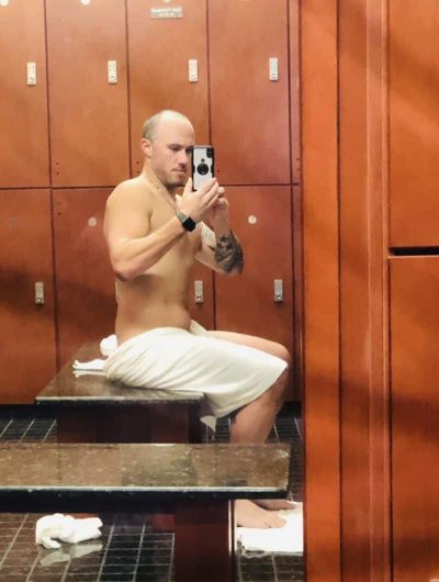 An image in Brock's male escort portfolio