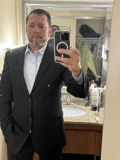 An image in Warren's male escort portfolio