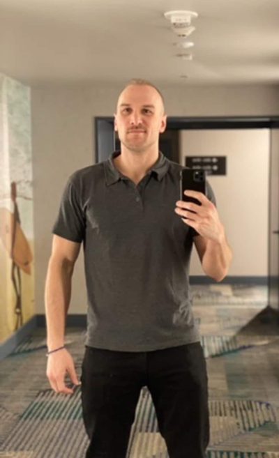 An image in Ted's male escort portfolio