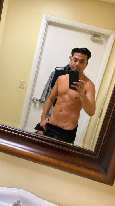 An image in Omar's male escort portfolio