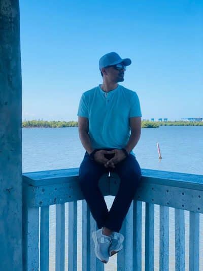An image in Omar's male escort portfolio