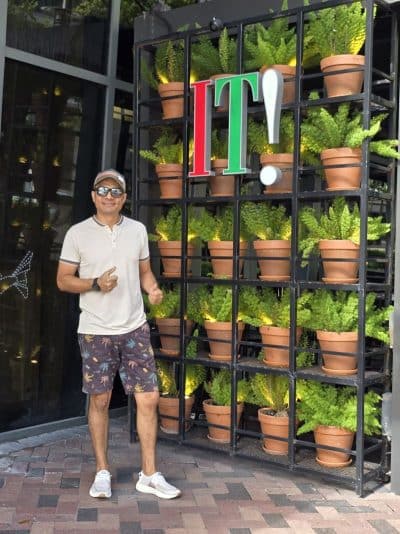 An image in Omar's male escort portfolio