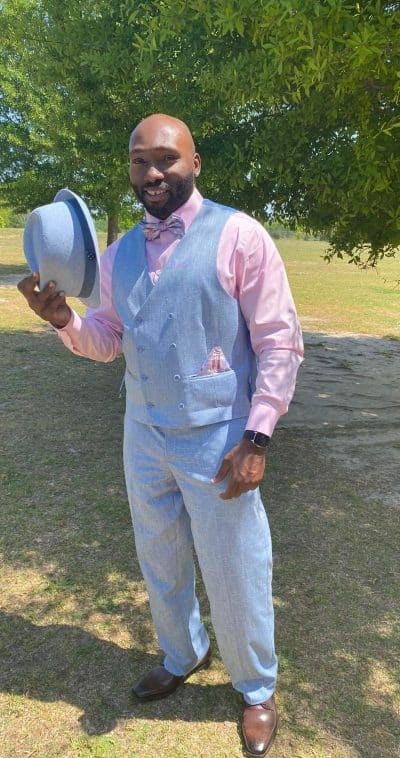 An image in Anthony's male escort portfolio