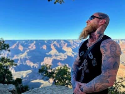 An image in Aaron's male escort portfolio