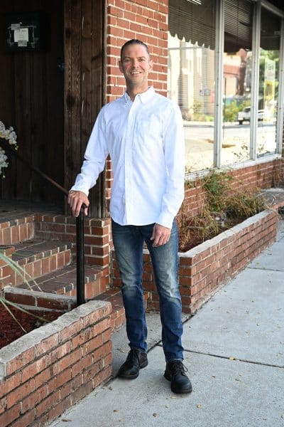 An image in Pierce's male escort portfolio