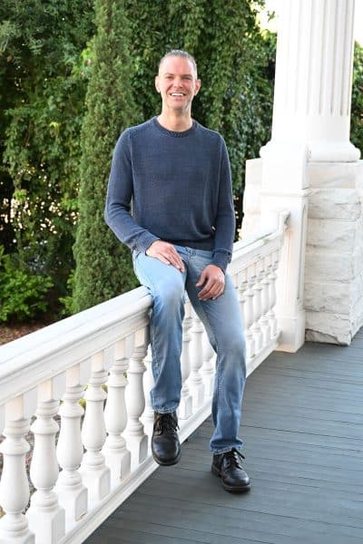 An image in Pierce's male escort portfolio