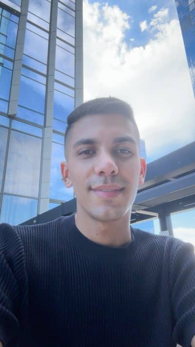 An image in Santiago's male escort portfolio