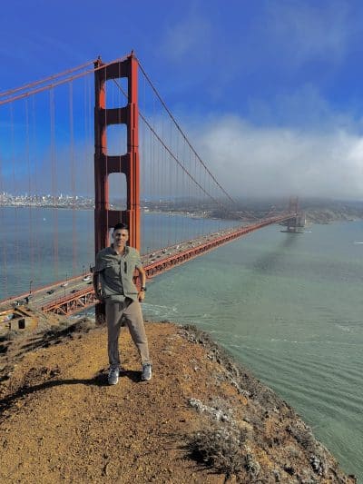 An image in Santiago's male escort portfolio