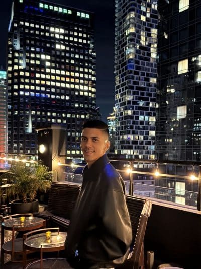 An image in Santiago's male escort portfolio