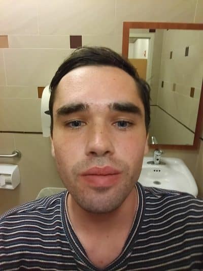 An image in Ethan's male escort portfolio