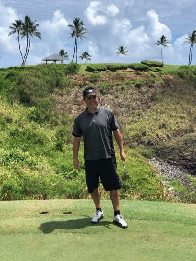 An image in Michael's male escort portfolio