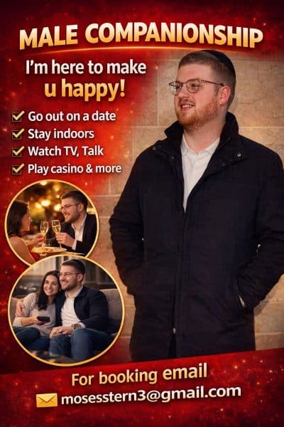 An image in Moses Stern's male escort portfolio