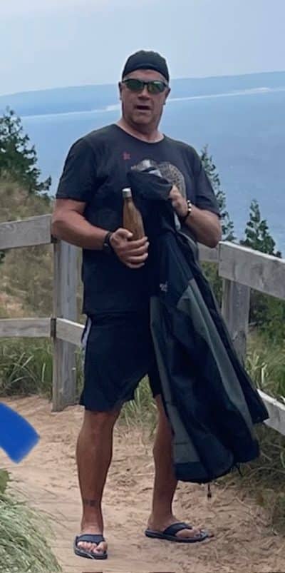 An image in Kevin's male escort portfolio