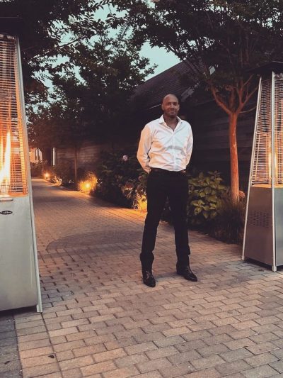 An image in Oliver's male escort portfolio