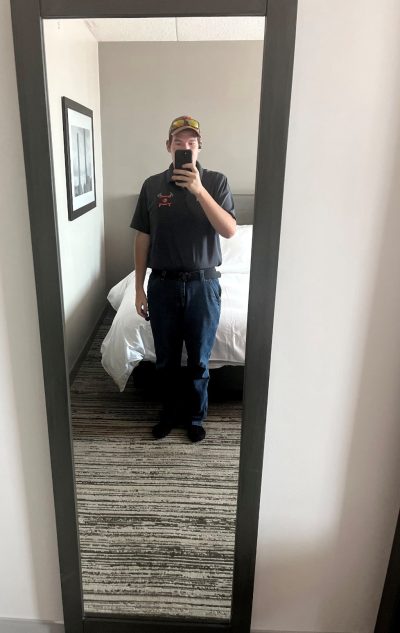 An image in Jonathan's male escort portfolio