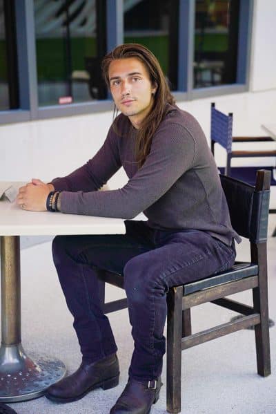 An image in Nolan's male escort portfolio