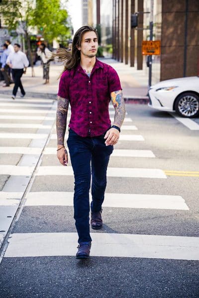 An image in Nolan's male escort portfolio
