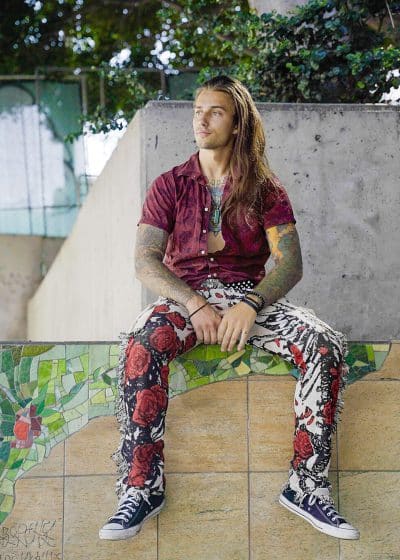 An image in Nolan's male escort portfolio