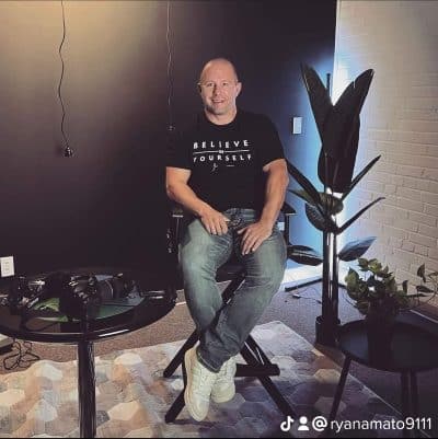 An image in Ryan's male escort portfolio
