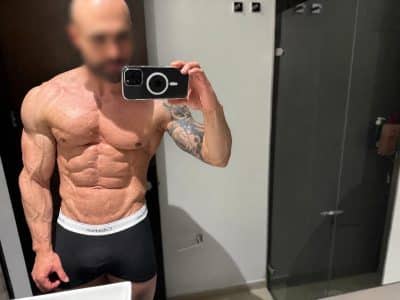 An image in Andy's male escort portfolio