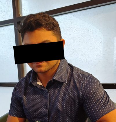 An image in Alex's male escort portfolio