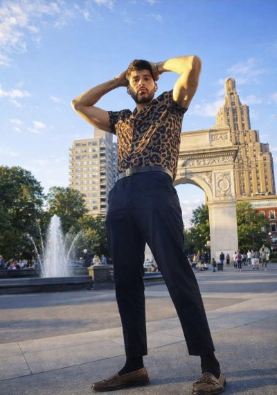 An image in Williams's male escort portfolio
