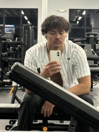 An image in Bailey's male escort portfolio