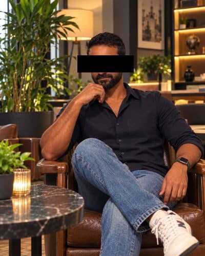 An image in Max's male escort portfolio