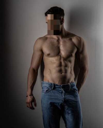 An image in Apollo's male escort portfolio