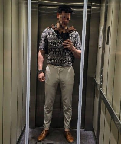 An image in Apollo's male escort portfolio