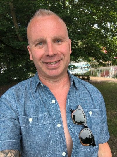 An image in Jason's male escort portfolio