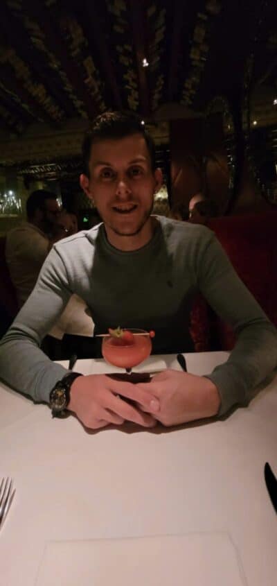An image in Thomas's male escort portfolio