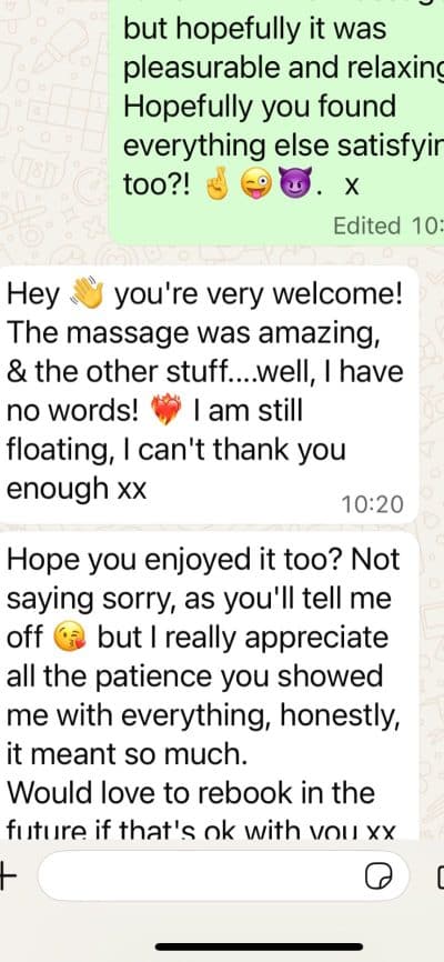 An image in Harry's male escort portfolio