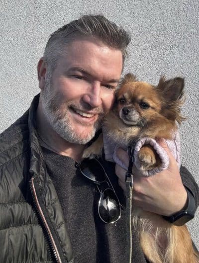 An image in Michael's male escort portfolio