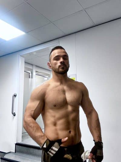 An image in Sebastian's male escort portfolio