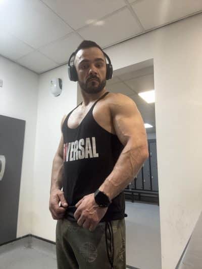 An image in Sebastian's male escort portfolio