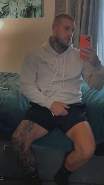 An image in Blake's male escort portfolio